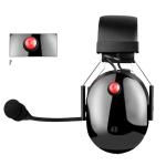 RayTalk 6-pin Wired Noise Cancelling Music Headphones & Headphones Can Be Paired and Replaced with Walkie-talkie Headphones