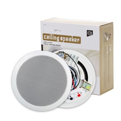 104 Factory Supply PA Wall Speakers Audio System Sound 6 Inch 10w Wired Ceiling Mounted Speaker Audio System Sound for Home